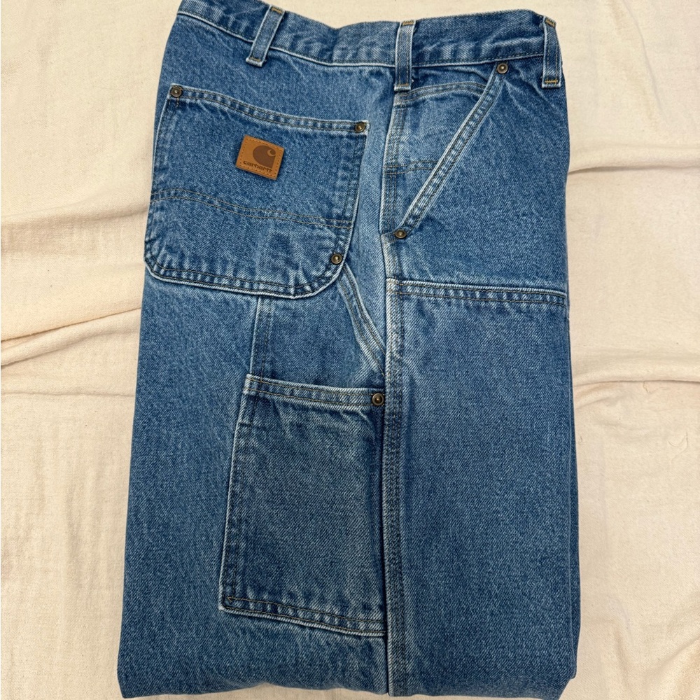 Carhartt Men's Relaxed Blue Denim Jeans
